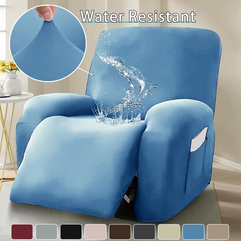 Elastic Waterproof Milk Silk Recliner Sofa Cover - Universal Fit