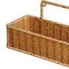 Weaving Wall Hanging Basket Decorative Basket Container No Perforating Fruit Sundries Organizer for Living Room