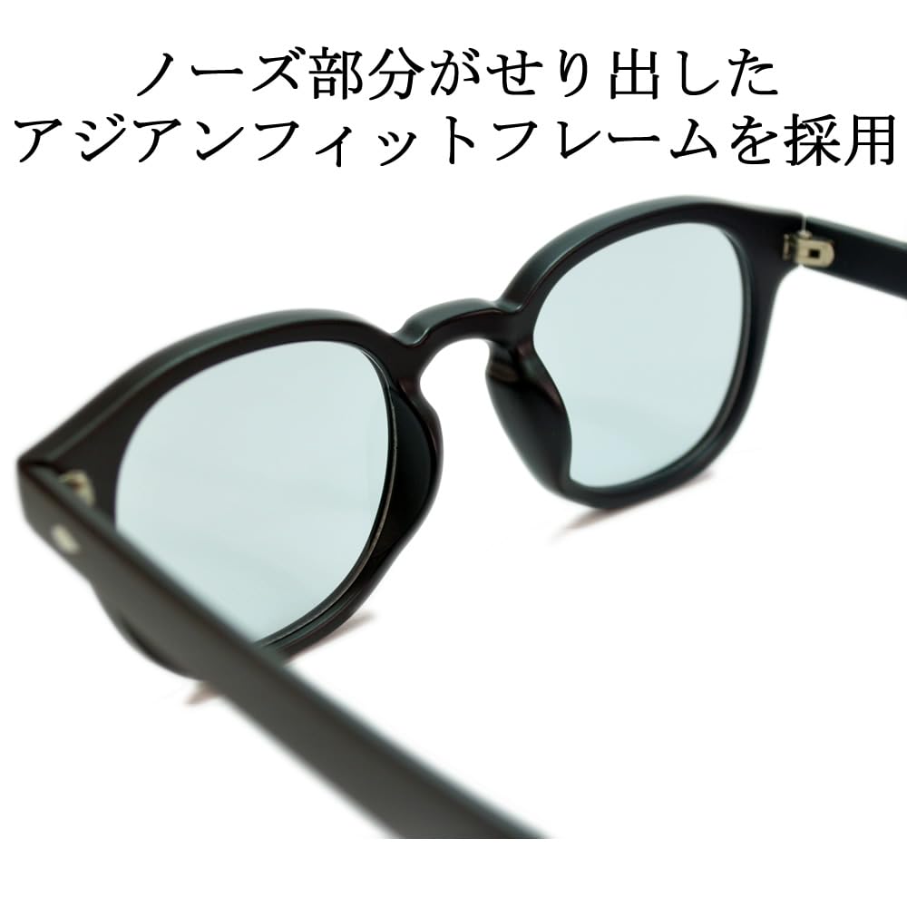 [MERRY PLEASURE] Merry Pleasure Sunglasses, Fashion Glasses, Wellington, Boston, Round Glasses, Bosslington, Light Colored Lenses, Lightly Tinted