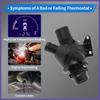 Engine Coolant Thermostat Housing Assembly For BMW 320I XDrive F30 13-18