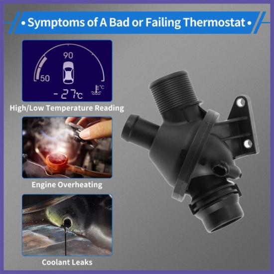 Engine Coolant Thermostat Housing Assembly For BMW 320I XDrive F30 13-18