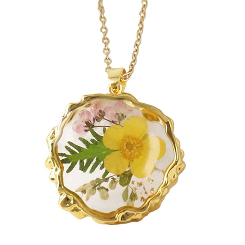 Stylish Month Flower Necklace Comfortable Wear Clavicle Chain Adjustable Length Neckchain Anniversary Gift