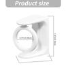 Pack Of 8 Rotatable Plastic Hooks For Hanging Towels Keys Clothes Curtain Rod Holder Space Saving Storage Rack