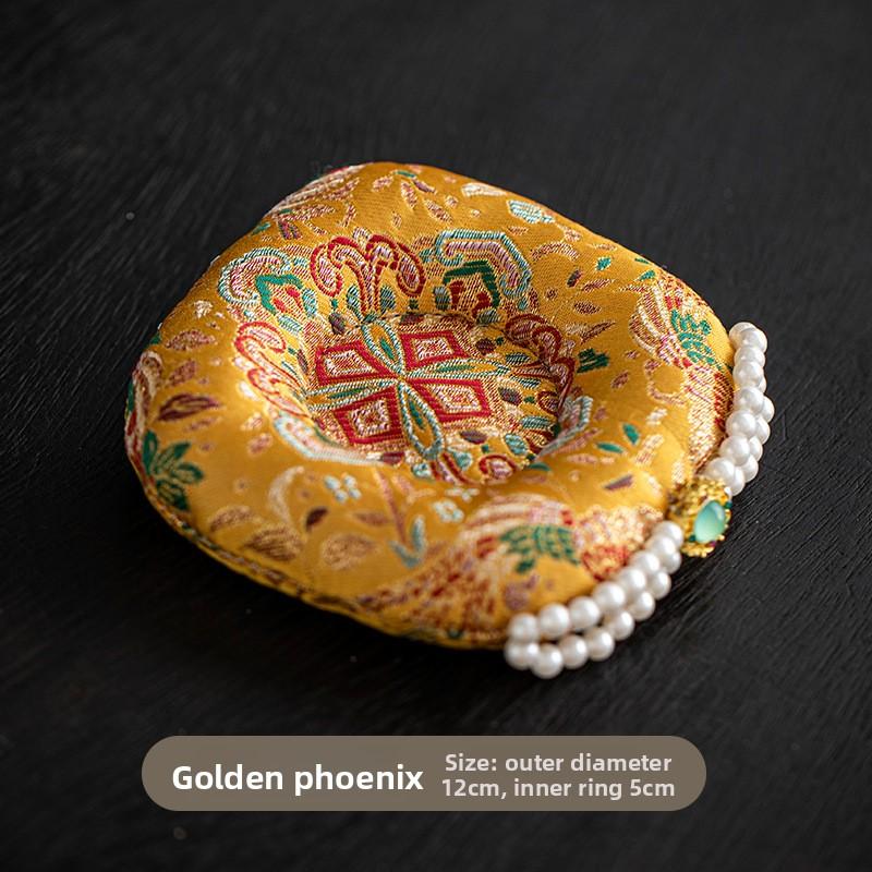 Chinese Style Fabric Coaster Set Heat Resistant Teapot Pad for Kung Fu Tea Ceremony