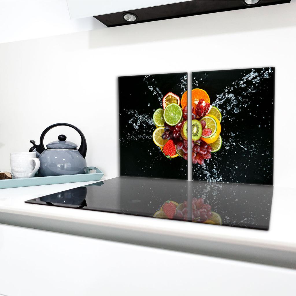 Glass Stovetop Protector 2x40x52 Fruits