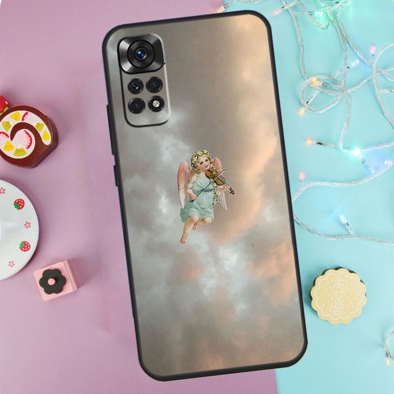 Renaissance Angel Aesthetic Case For Xiaomi Redmi Note 9 10 11 12 13 14 Pro 9S 10S 11S 12S Redmi 14C 10C 12C 13C Cover