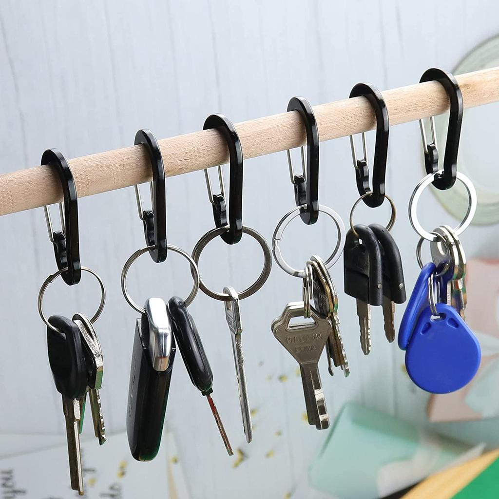 Neue Federhaken Bergsteigen Schnalle Kleine Karabiner Clips Outdoor Camping Multi Tool Angeln Klettern Zubehör Federverschluss