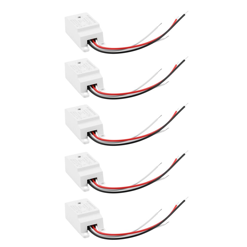 1/5Pcs Low 160V-220V Control Delay Switch LED 24W Sound And Light Control Switch Ceiling Light Sound And Light Control Switch