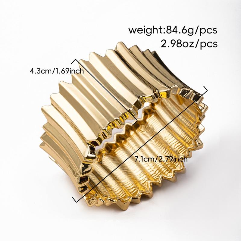 Jewelry Exaggerated Irregular Alloy Bracelet Personalized Spring Open Bracelet Women's Wide Face Jewelry