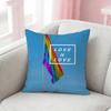 Gay Lesbian Lgbt Rainbows Pillow Case Cushion Cover Throw Pillow Case For Car Sofa