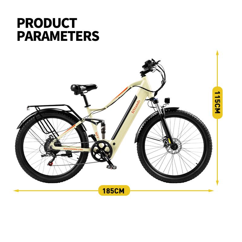 ItStands X27 electric bike, 1500W adult electric motorbike, 48V 17.5Ah mountain bike, 27.5-inch e- bike