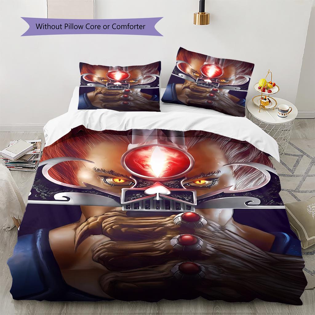 H260212ThunderCats Pattern Bedding,Quilt Set Quilt Cover Pillowcase Home Birthday Gift (1 * duvet cover + 2 * pillowcase, without core)