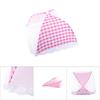 Collapsible Food Umbrella Cover   Up Dome Mesh Fly Wasp Insect Net BBQ Kitchen Pink