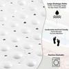 Kongqtee Bathtub Mat Non Slip  100 x 40 CM Non Slip Bath Mat  Easy Clean Non Slip Shower Mats  Sturdy Suction Cup Attaching  Comfortable for Feet  Dra