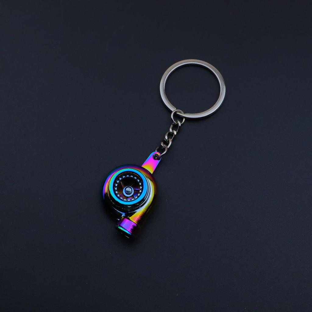 Ratchet Wrench & Piston Keychain: Car and Motorcycle Wheel Hub Modification Gift