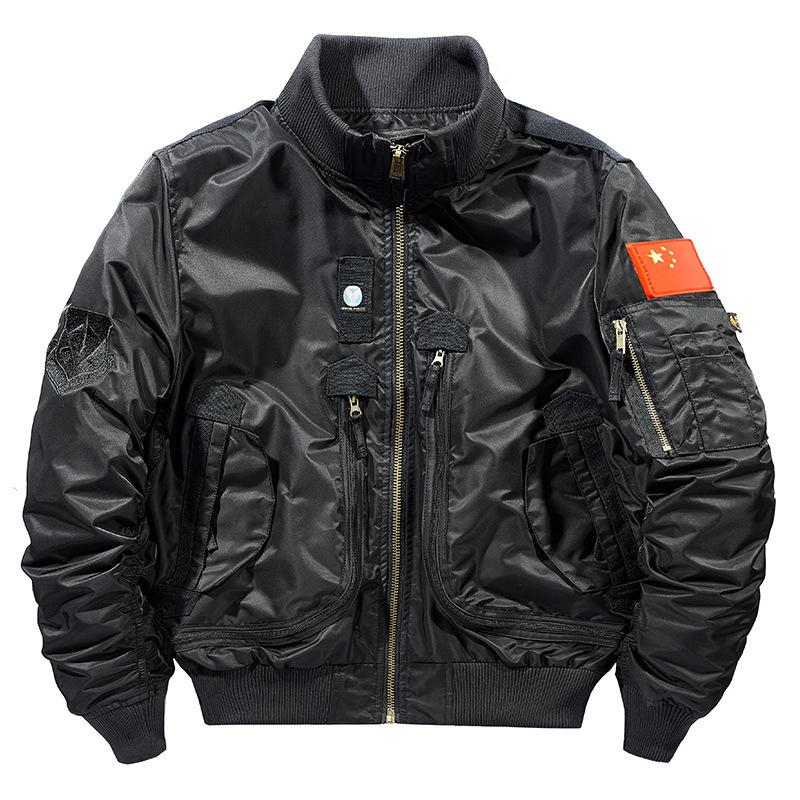 2026 Men's Air Force MA1 Flight Jacket: Stand Collar, Loose Fit, Plus Size, Spring/Autumn Trend