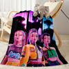 Colorful Fashion Friends Blanket Durable Comfort Perfect for Couch Bed Office Chair All-Season Use Stylish Decor