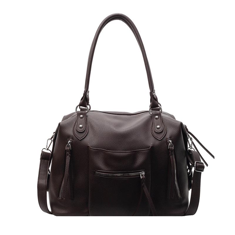 Large Capacity Trendy Retro Shoulder Tote Bag, New Commuter Oblique Span Bag, Portable Underarm Bag.