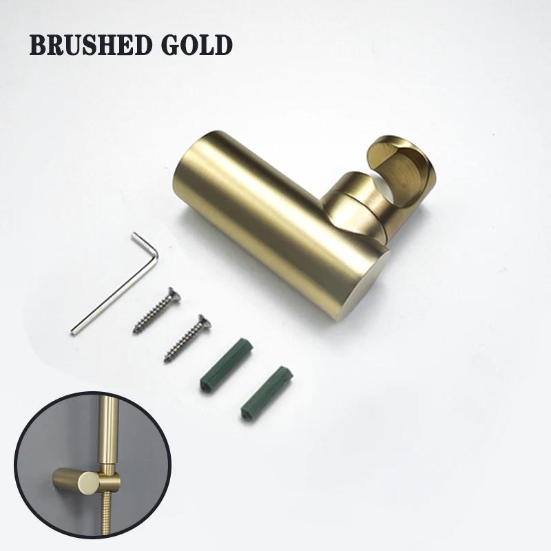 Adjustable Hand Shower Head Bracket Brass Shower Elbow Base Bidet Sprayer Support Bracket Bathroom Wall Mount Shower Head Holder