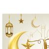 Mubarak Backdrop Decoration Eid Banner Ornament Hanging Ramadan Photo Background for Indoor