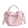Mini Bucket Handbag for Women Fashionable Drawstring Tote Bag with Adjustable Shoulder Strap Casual Daily Use Bag
