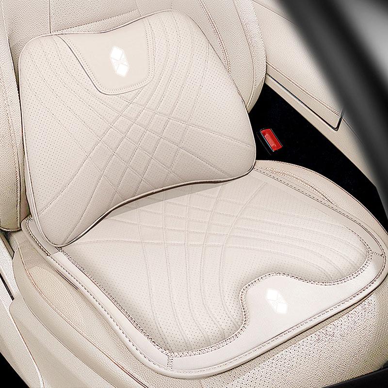 Compatible with Zhijie S7/R7/Xiangjie S9 car headrests, lumbar supports, and seat cushions; all-season, comfy, breathable interior leather.