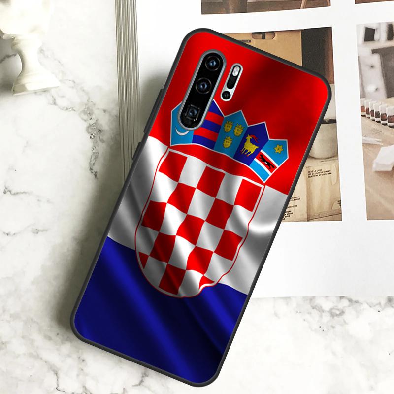 Croatia Coat Of Arms Flag For Huawei Nova 12i 12s 11i 8i Y73 Y72 Y61 Y91 Y90 Y70 Y60 9 10 SE P30 P40 Lite P60 Pro Case
