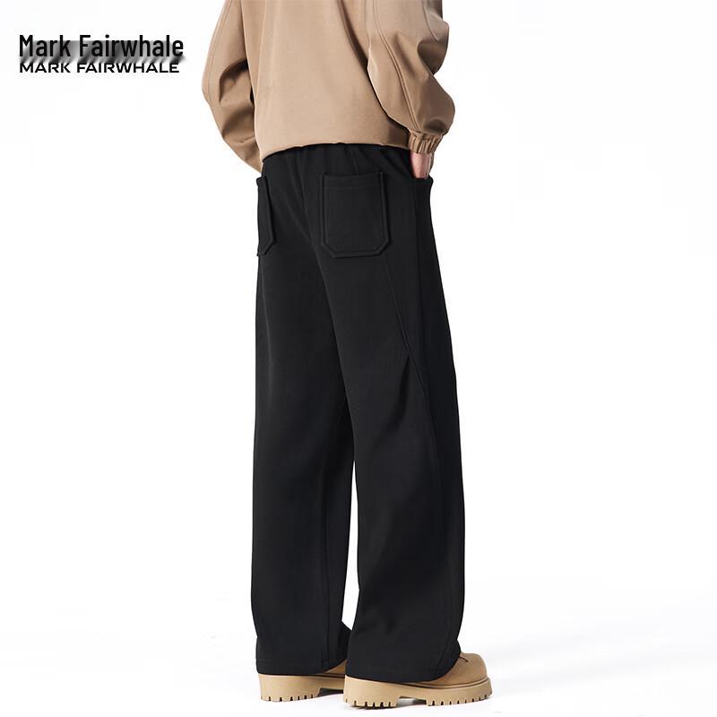 Mark Fairwhale Men's Warm Fleece-Lined Straight-Leg Casual Pants
