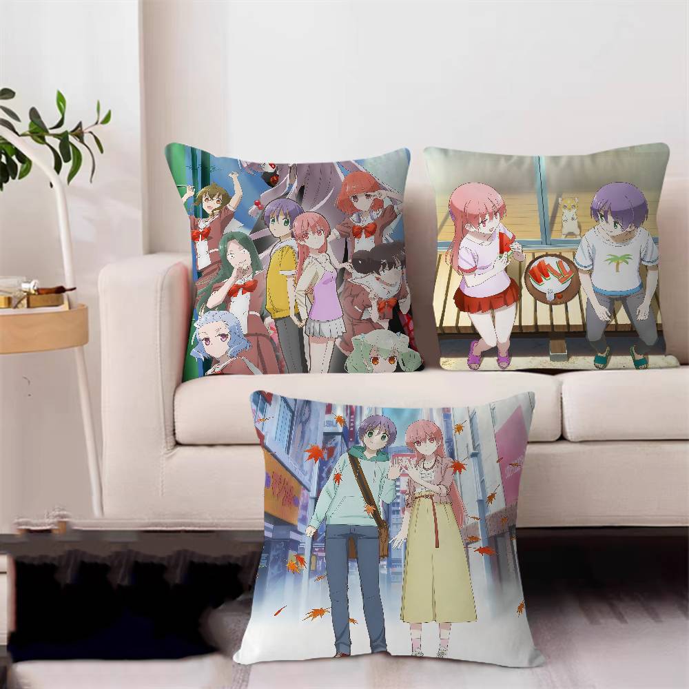 Anime T-TONIKAWA Over The Moon For You Ahornblatt-Design Kissenbezug Happy Autumn Harvest Deko Feiertagsdeko Kissenbezug