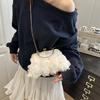 New summer sweet rose dinner chain bag banquet handbag cheongsam evening dress literary diagonal bag