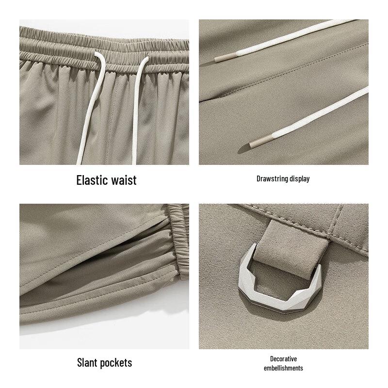 JEANSWEST Men's Loose Straight Cargo Casual Pants