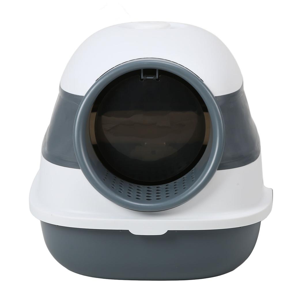 Cat Toilet Litter Box Fully Enclosed Splash Proof Odorless Hooded Cat Litter Pan with Lid for Cats