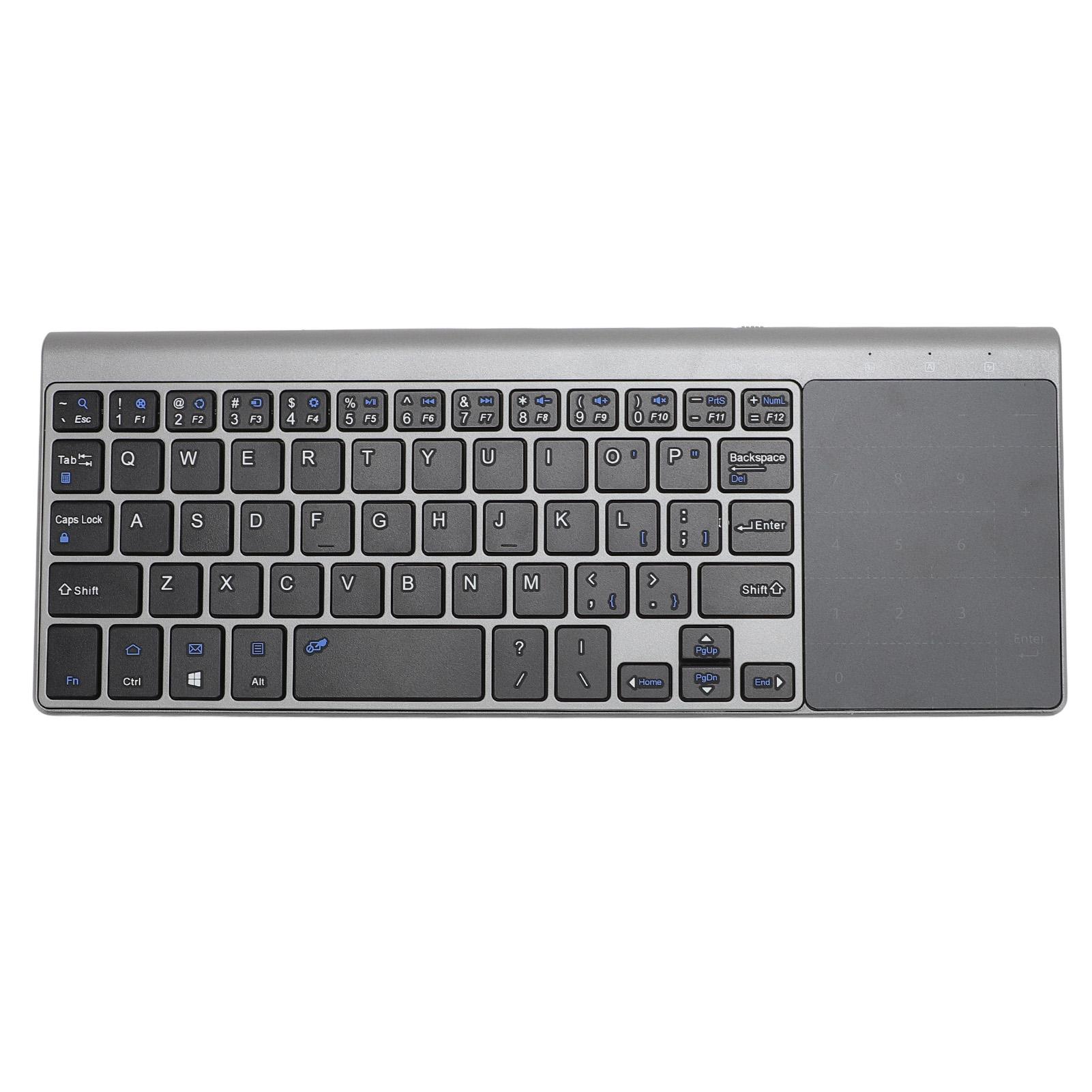 

Мини беспроводная клавиатура с тачпадом Супертонкая портативная беспроводная клавиатура 2.4G для компьютера, ноутбука