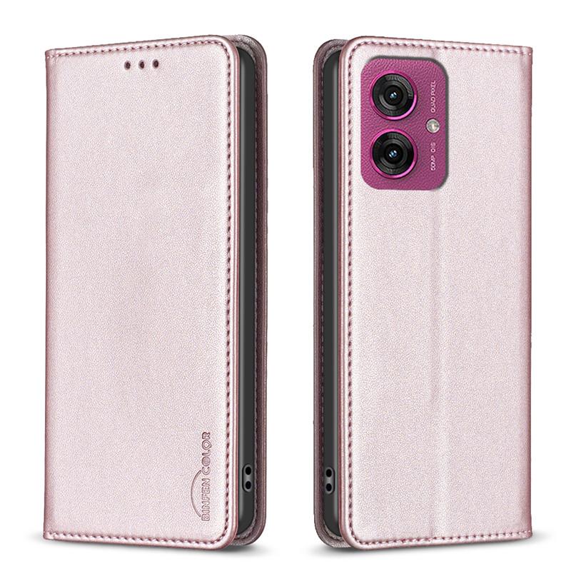Wallet Flip Case on For Moto G55 G35 Classic Phone Leather Cases For Motorola MOTO G84 G55 G35 G14 G54 Edge 40 Neo 5G 2025 Cover