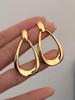 1 Pair Of Elegant Geometric Design Hanging Earrings, Suitable For Parties, Daily Wear, And Vacation Fashion And Atmosphere