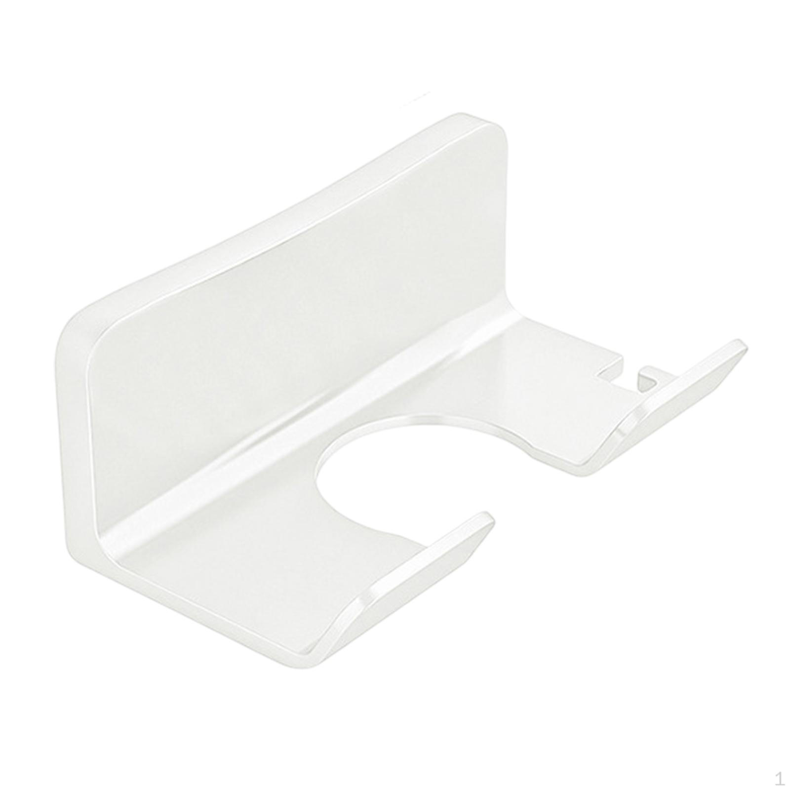 Bathroom Hair Blow Dryer Rack Holder, Punch Free Multipurpose Wall Mounted Storage Rack,