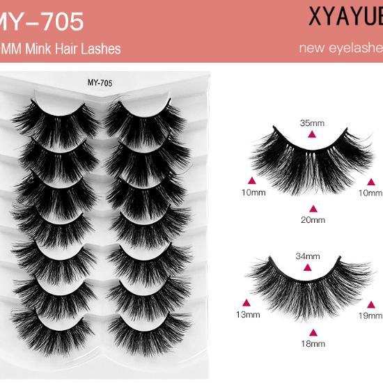 7 Pairs  Lashes Mink Individual Lashes Magnetic Lashes Lashes Extension Lashes That Look Like Extensions Lashes Extension Hk  Lashes Natural Look