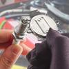 2 Pieces Spark Plug Gap Gauge Tool Spark Plug Gauge Measuring Tool Metric Standard Inches Gapper for Motorcycles