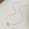 S925 Silver Niche Silver Ball Pearl Necklace Women's 2025 Cold Wind Commuter Necklace Jewelry
