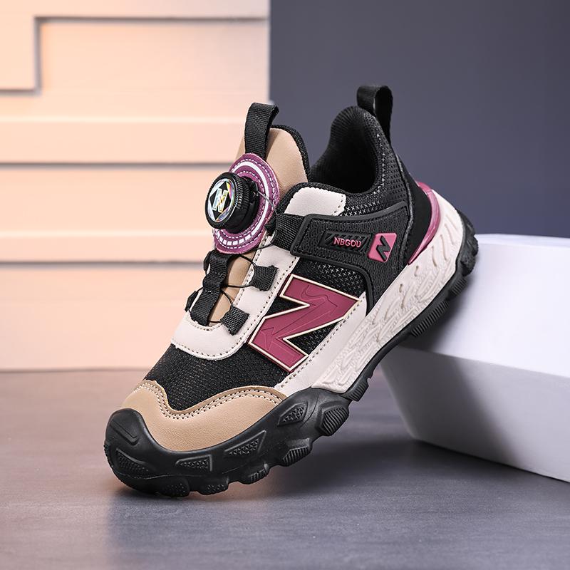Kids Hiking Shoes All Seasons Walking Running Casual Sneakers Boys Girls Students School Tennis Sports Footwear