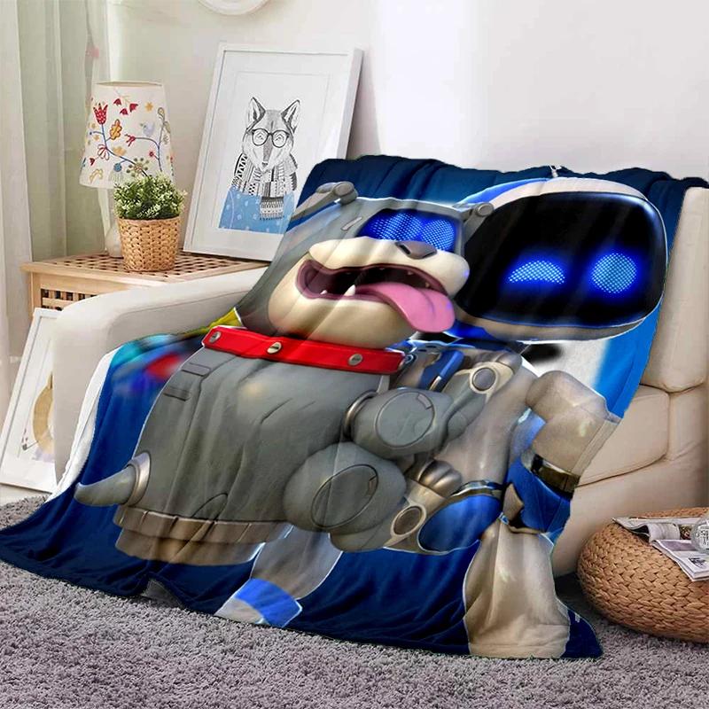 New 29 Style Astro Bot Game Cartoon Robot Gift Blanket,Soft Throw Blanket for Home Bedroom Bed Sofa Travel Picnic Cover Kids