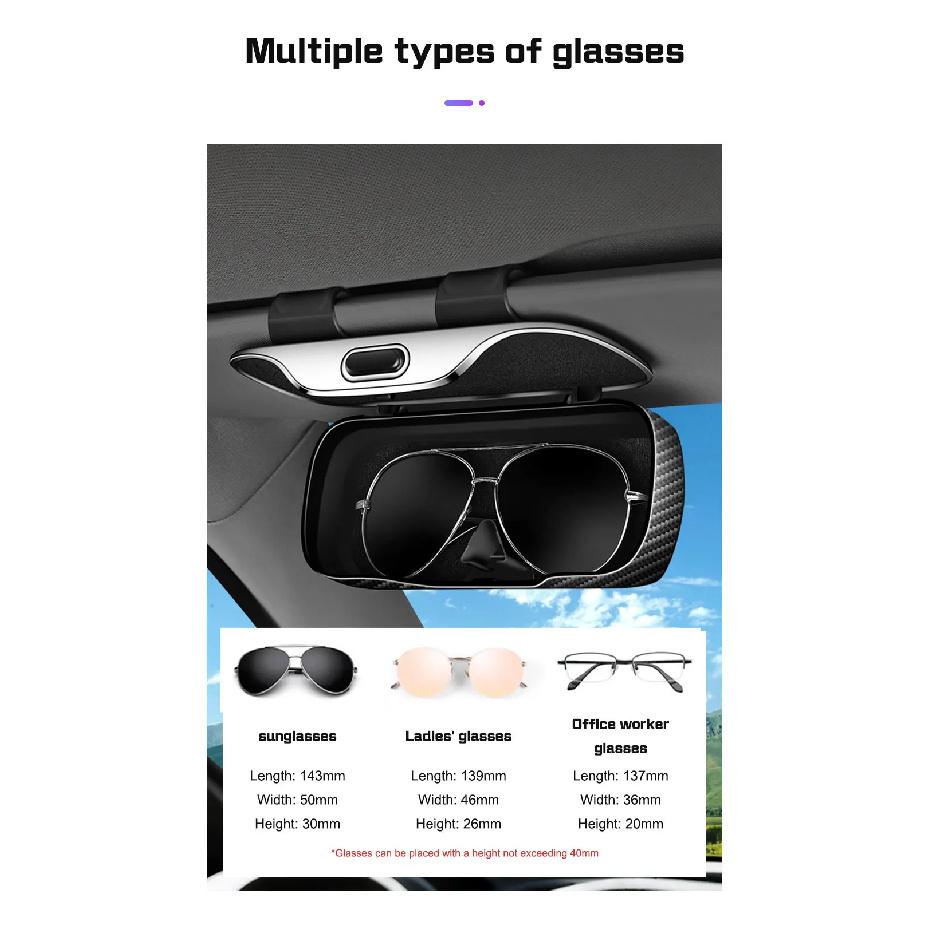 Auto-Sonnenschutz Brillenbox Tragbar Für BYD Song Plus Yuan Pro Tang EV F3 Seal DMi Han Qin Dolphin Sonnenbrillenhalter Brillenetui