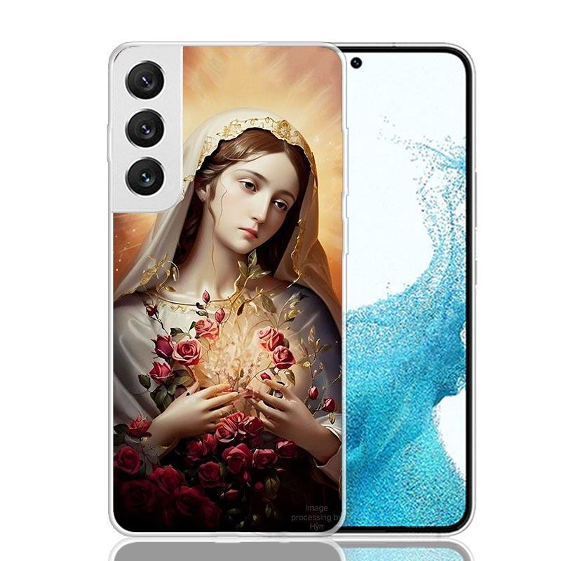 Virgin De Guadalupe Virgen Mary Phone Case For Samsung Galaxy S26 S25 Edge S24 S23 FE S22 Ultra S21 Plus S20 + Fundas Cover Coqu
