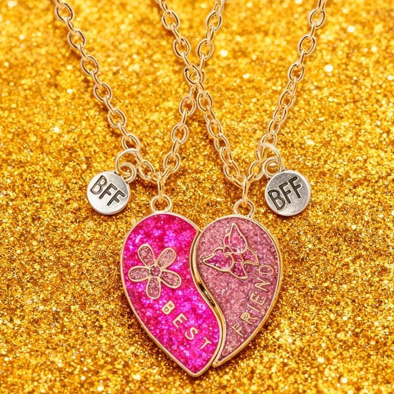 Bff Friendship Necklace, Magnetic Attraction Heart Necklace, Magnetic Necklace Set, Jewelry