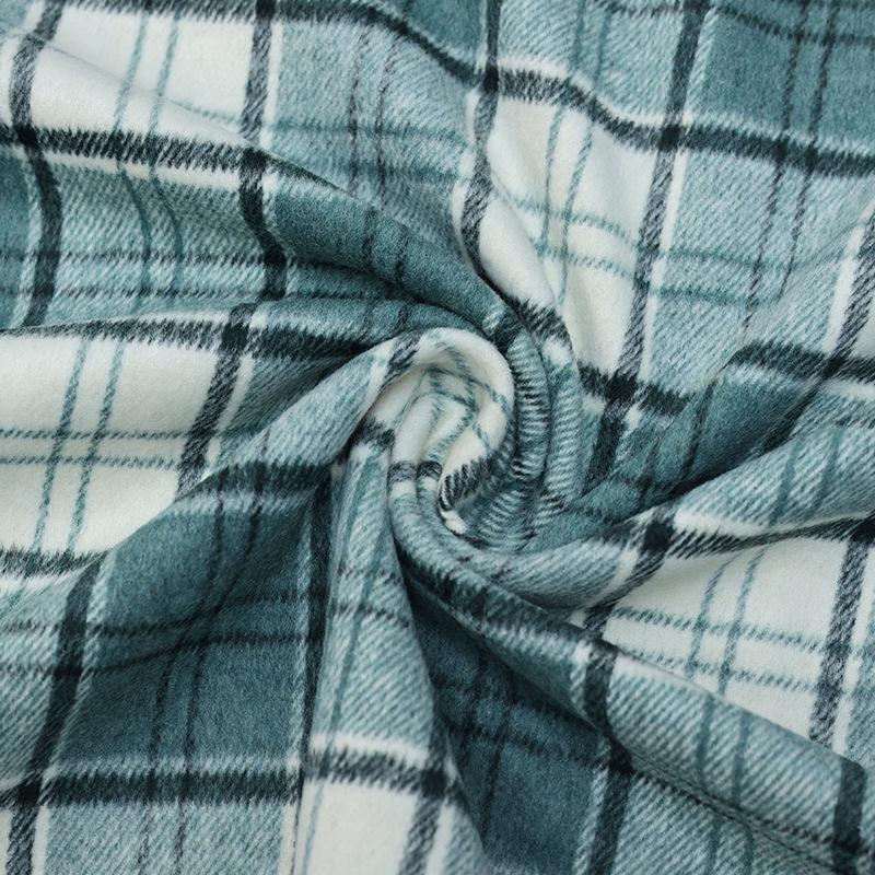 1M Thicken Grinding Wool Plaid Fabric Academic Style JK Clothing Suit Uniform Shirt Skirt Jacket Pants DIY Apparel Sewing Fabric
