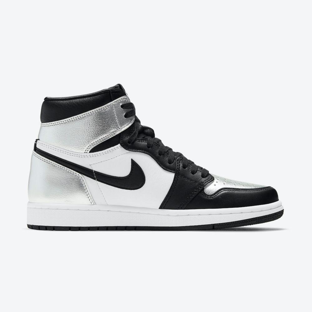 (W) Jordan 1 Retro High OG Silver Toe CD0461-001