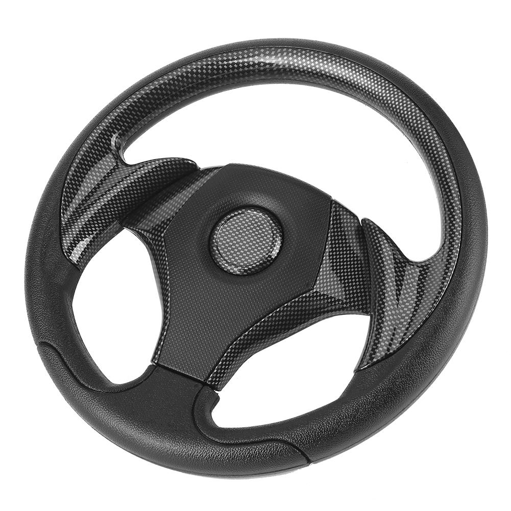 

320мм 12,5 дюймов Автомобильный руль 6 отверстий для болтов Универсальный Автомобильный Модифицированный Аксессуар Стиль Карбонового Волокна