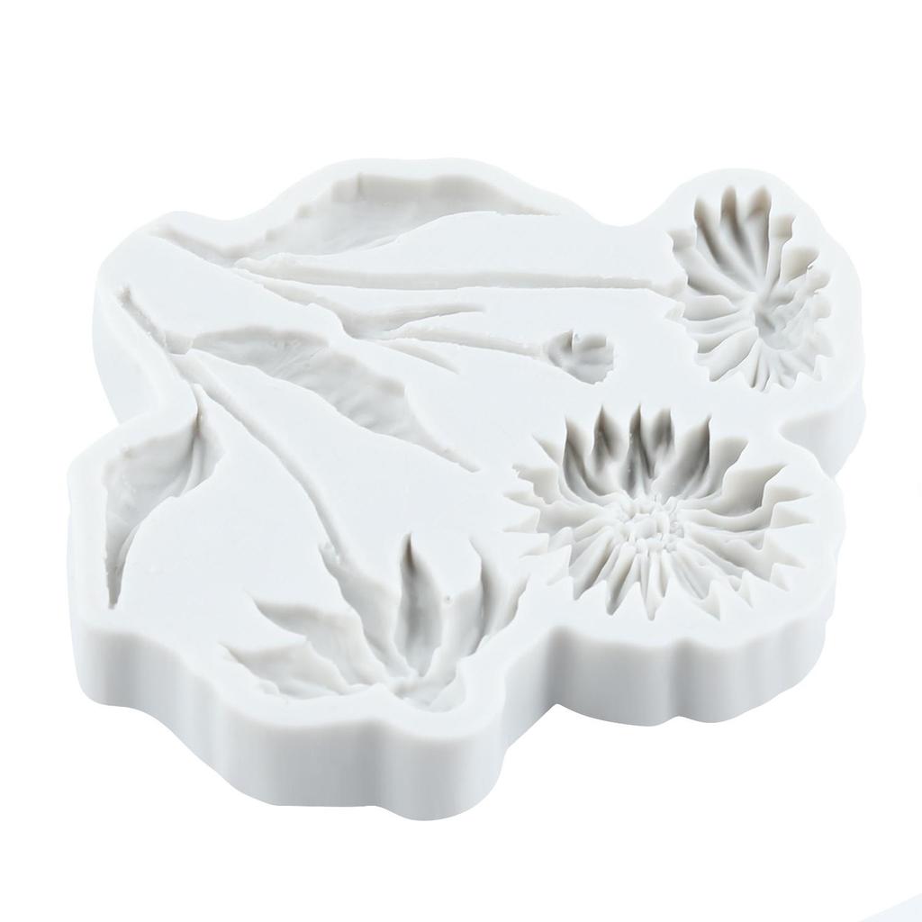 Formă de silicon Crizantemă Floare Margaretă Forme Fondant Instrumente de decorare tort Temă Tort Desert Ciocolată decorată Formă pentru bomboane de ciocolată
