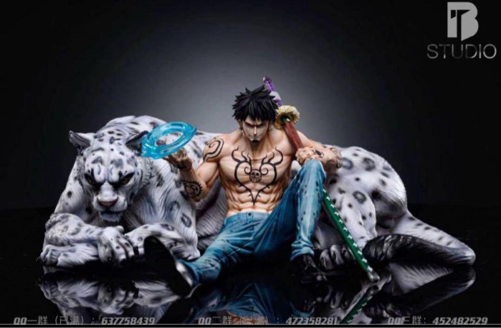 [USED] One Piece Trafalgar Garage Kit Figure (No Tiger, Only Law)
