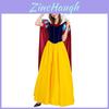 Elegante Vestito di Biancaneve per Adulti Costume Cosplay per Eventi a Tema Fantasy e Halloween